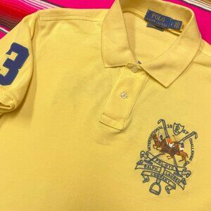 Polo Ralph Lauren Polo Shirt Men's L 3 Triple Pony International Challenge Cup